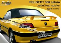 LIP SPOILER SPORTIVE ALETTONE POSTERIORE BAGAGLIAIO per PEUGEOT 306 Cabrio 93-02