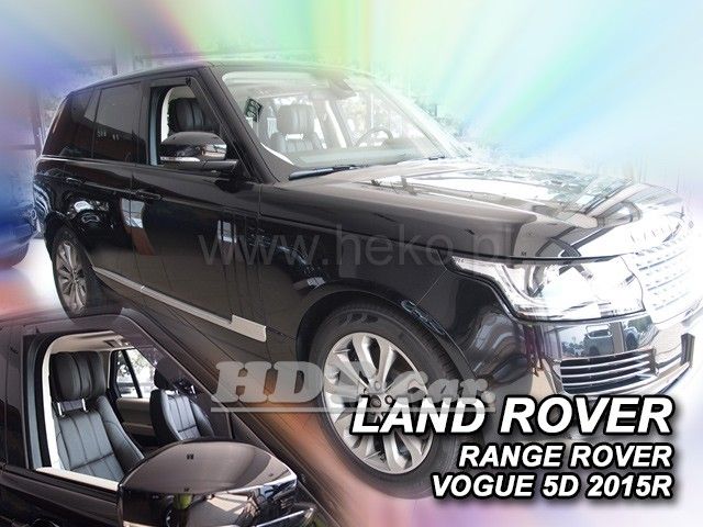 Plexi, ofuky Land Rover Voque IV 5D 2012r =>, sada 2ks přední HDT