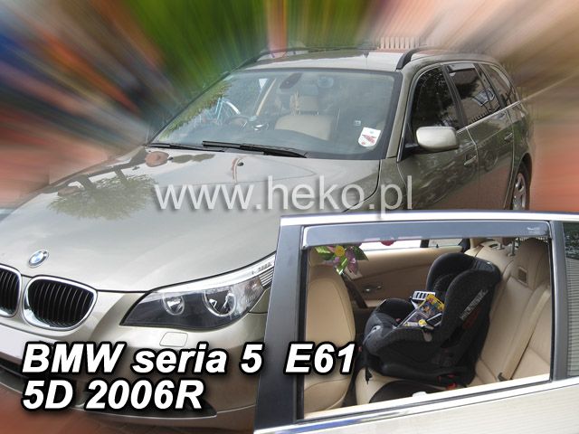 Ofuky oken BMW serie 5 E61 5D 2004R (+zadní) combi