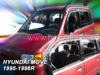 Plexi, ofuky Daihatsu Move 5D 95--98R + zadní HDT