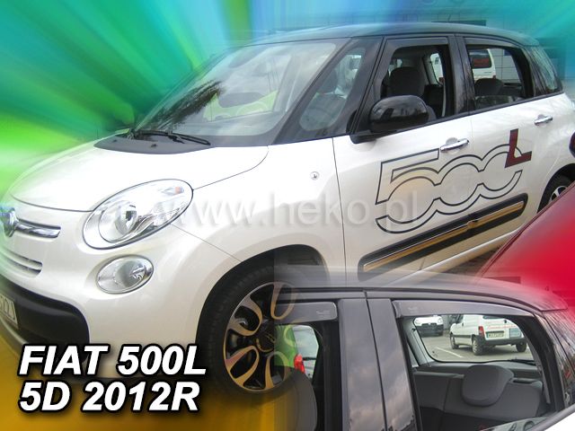 Ofuky oken Fiat 500L 2012r =>, 4ks přední+zadní