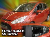 Protiprůvanové plexi, ofuky oken Ford Focus B MAX 5D  2012r, 4ks přední+zadní