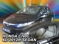 Plexi, ofuky bočních skel Honda Civic 4D 2012 => sedan HDT