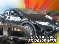Plexi, ofuky bočních skel Honda Civic 5D 2012 =>, htb HDT