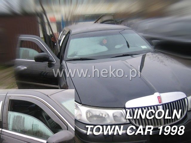 Protiprůvanové plexi, ofuky oken Lincoln Town-car 5D 1998r =>, 2ks přední HDT
