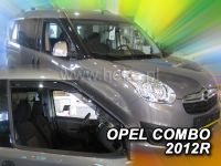 Protiprůvanové plexi, ofuky oken Opel Comdo C 2011r =>, 2ks přední