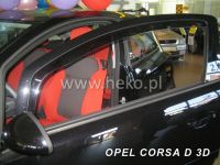 Plexi, ofuky OPEL Corsa D 3D, 2006, přední HDT