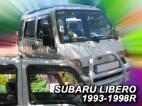 Plexi, ofuky bočních skel Subaru Libero 1993-1999r, 2ks přední