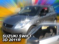 Plexi, ofuky bočních skel Suzuki Swift 3D 11.2010r =>