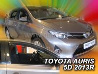 Protiprůvanové plexi, ofuky oken Toyota Auris 5D 2013r =>, 2ks přední HDT