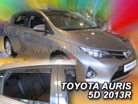 Protiprůvanové plexi, ofuky oken Toyota Auris 5D 2013r =>, 4ks přední+zadní HDT