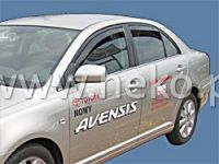 Plexi, ofuky bočních skel TOYOTA Avensis 4/5D 97-2003, přední HDT