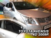 Protiprůvanové plexi, ofuky oken Toyota Avensis 4D 2009r =&gt;, 2ks přední