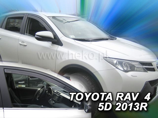 Protiprůvanové plexi, ofuky oken Toyota Rav 4 5D 2012-2019r, 2ks přední HDT