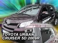 Plexi, ofuky bočních skel TOYOTA Urban Cruiser 5D, 2009r, přední + zadní HDT
