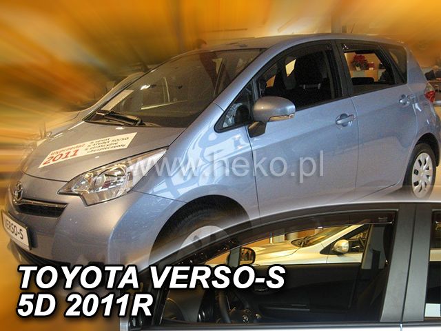 Ofuky oken Toyota Verso-S 5D 2011r =>, 2ks přední