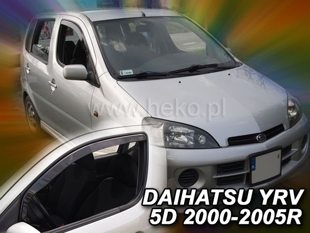 Protiprůvanové plexi, ofuky oken Daihatsu YRV 5D 00-05R HDT