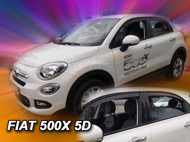 Ofuky oken Fiat 500X 5D 2015r =>, 4ks přední+zadní