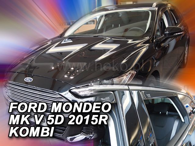 Ofuky oken Ford Mondeo 5D 2015r => htb, 4ks přední+zadní