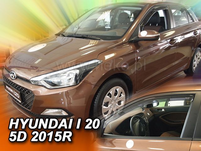 Ofuky oken Hyundai i20 II 5D 2015r =>, 2ks přední