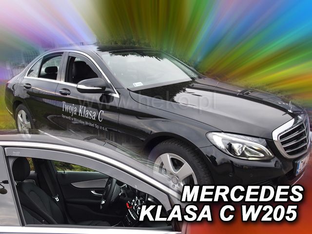 Ofuky oken Mercedes C W205 4D 2014r =>, 2ks přední