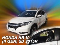 Protiprůvanové plexi, ofuky oken Honda HRV 5D 2015r =>, 2ks přední