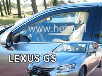 Protiprůvanové plexi, ofuky oken Lexus GS 250 4D 2016r =>, 2ks přední