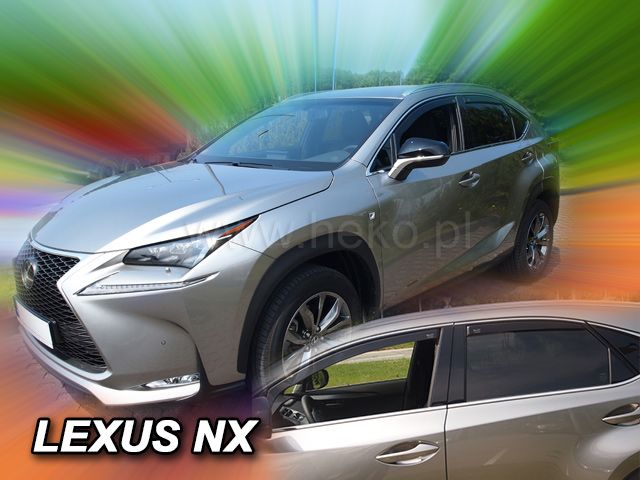 Ofuky oken Lexus NX 5D 2014R =>, 4 ks přední+zadní