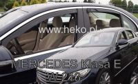 Protiprůvanové plexi, ofuky oken Mercedes E W213 4D 2016R =>, 4ks přední+zadní