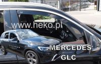 Protiprůvanové plexi, ofuky oken Mercedes GLC X253 5D 2016r =>, 2ks přední HDT