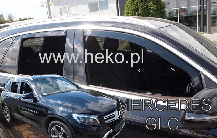 Ofuky oken Mercedes GLC X253 5D 2016R=>, 4ks přední+zadní