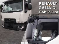 Protiprůvanové plexi, ofuky oken Renault Gama D Cab 2,0 2014r =>, 2ks přední