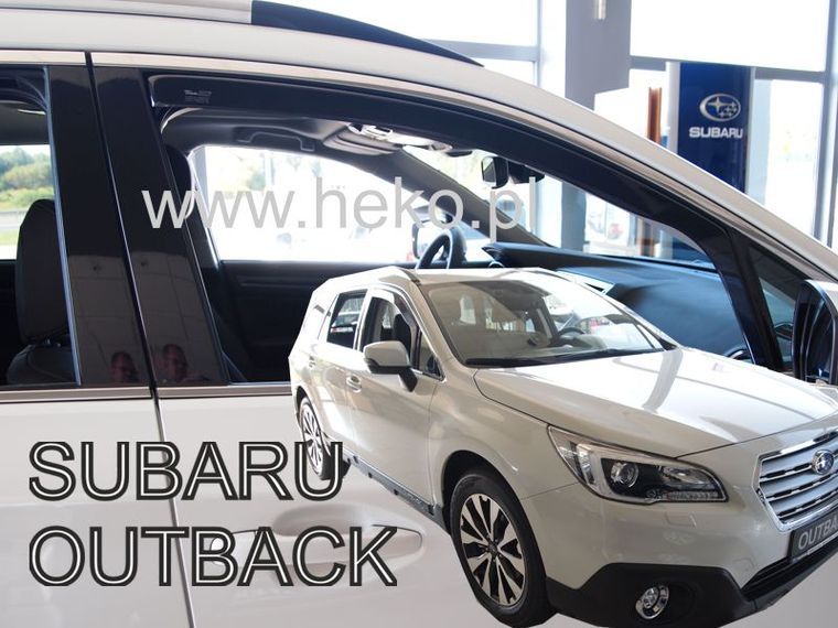 Plexi, ofuky bočních skel Subaru Outback 5D 5D 2015r => 4ks přední+zaqdní HDT