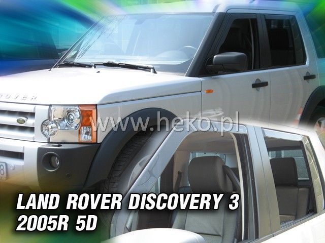 Ofuky oken Land Rover Discovery III 5D 2005r =>, 4ks přední+zadní