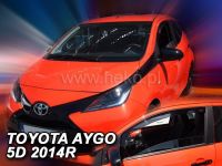 Plexi, ofuky bočních skel Toyota Aygo II 5D 2014r =>