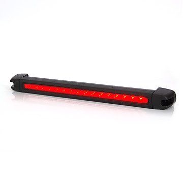 Světlo brzdové LED 12V s červeným sklem W28 Was (Poland)