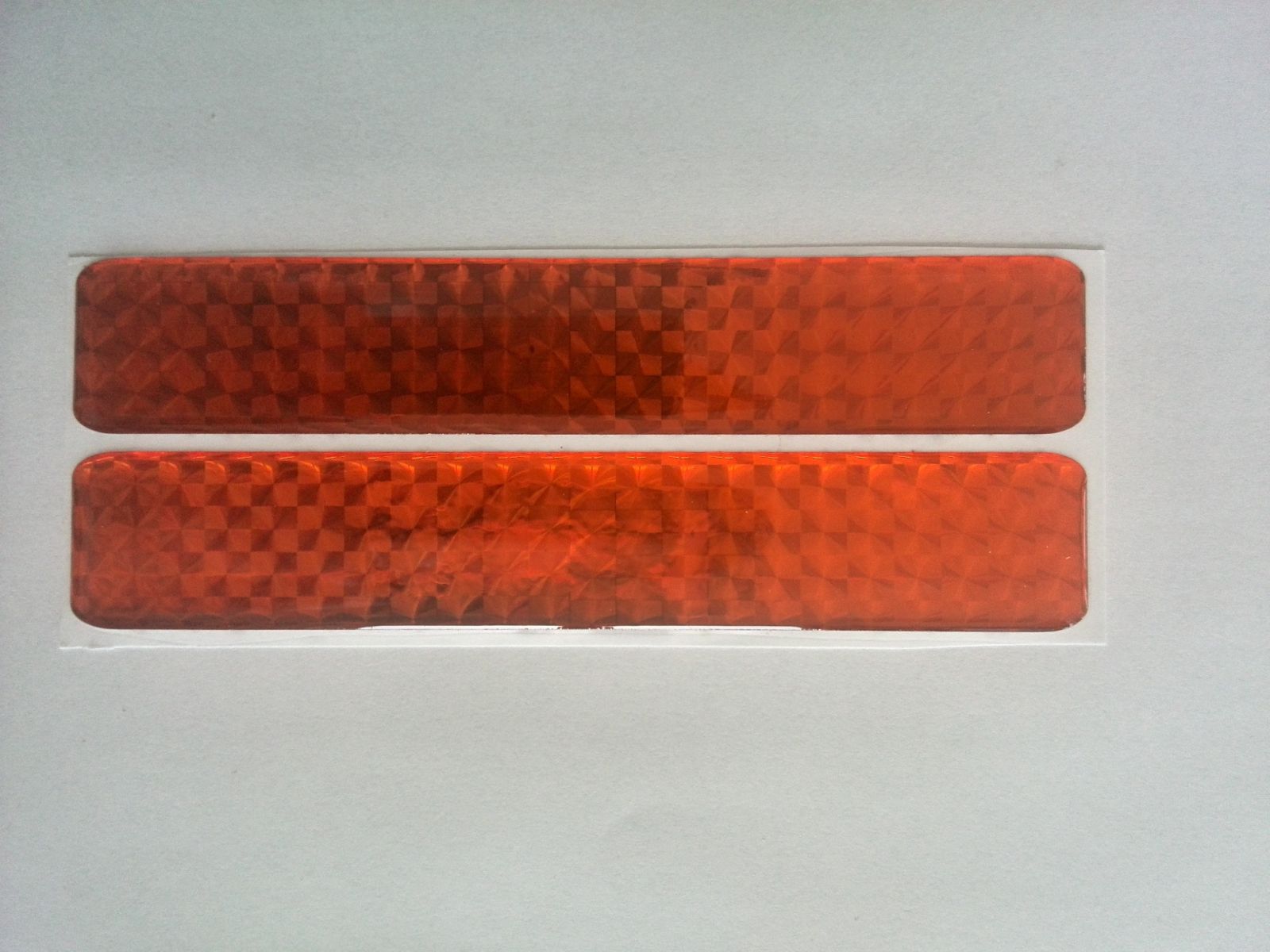 Odrazka 2,5x14 cm oranžová, samolepící