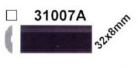 Samolepící lišta černá, 5m, 32x8mm, 31007A/5