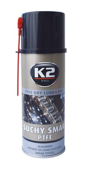 K2 PTFE DRY LUBRICANT - Suché teflonové mazivo 400 ml, W120