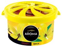 Osvěžovač Vanilka Aroma ORGANIC Vanilla 40g, do auta skříně, šuplíků