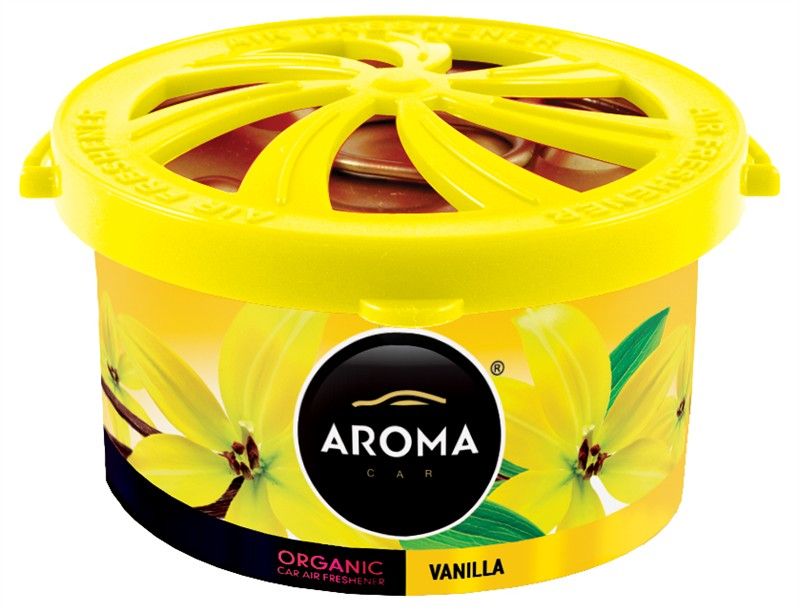 Osvěžovač Vanilka Aroma ORGANIC Vanilla 40g, do auta skříně, šuplíků AROMA CAR