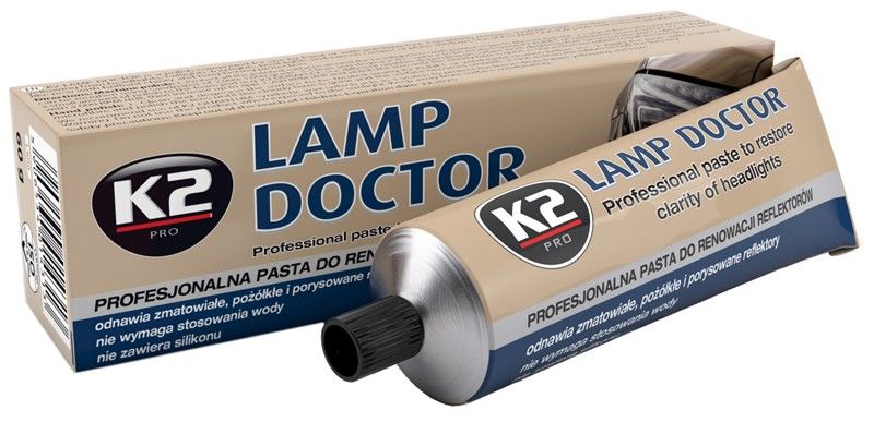K2 LAMP DOCTOR 60 g - pasta na renovaci světlometů, L3050 K2 (Poland)
