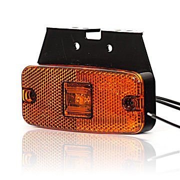 Světlo sdružené oranžové boční, 12V-24V, LED, W46