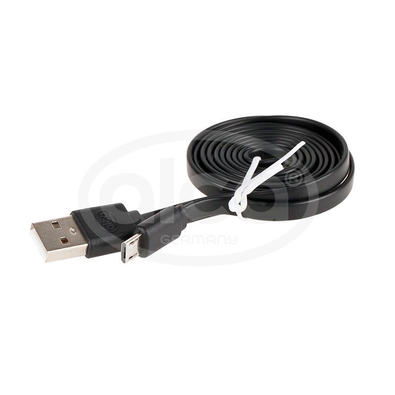 Kabel Micro USB + USB 2.0, 1m, černý, 510610 Alca/Heyner (Germany)
