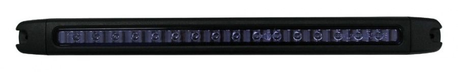 Světlo brzdové LED 12V s modrým sklem W28