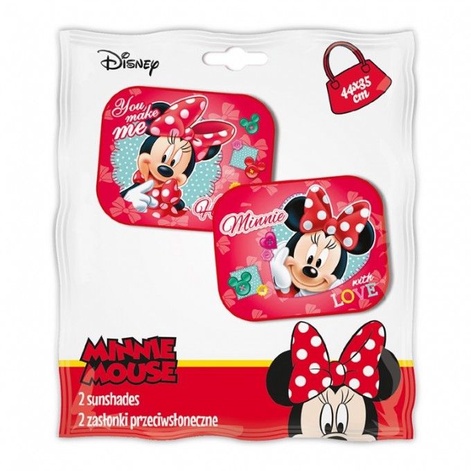 SLUNEČNÍ CLONA boční Minnie Mouse 2ks