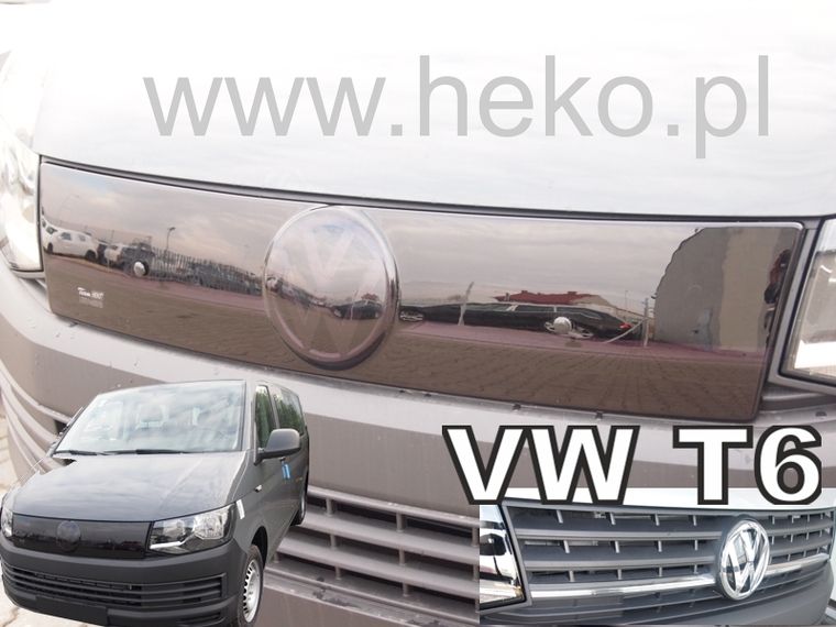 Zimní clona VW Trans/Caravelle T6 20115R horní černá mříž HDT