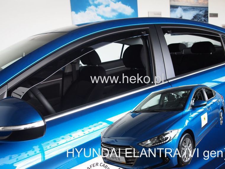 Ofuky oken Hyundai Elantra VI 4D 16R (+zadní)