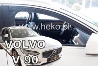 Protiprůvanové plexi, ofuky oken Volvo V90 5D 2016r =>, 2ks přední HDT