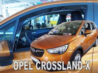 Protiprůvanové plexi, ofuky oken Opel Crossland X 5D 2017r => HDT